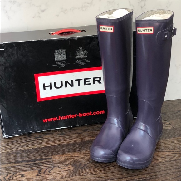Hunter Boots Original Tall Aubergine 